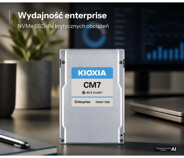 KIOXIA 3,2TB U.3 PCIe Gen5 CM7-V - 1597290 - zdjęcie 2
